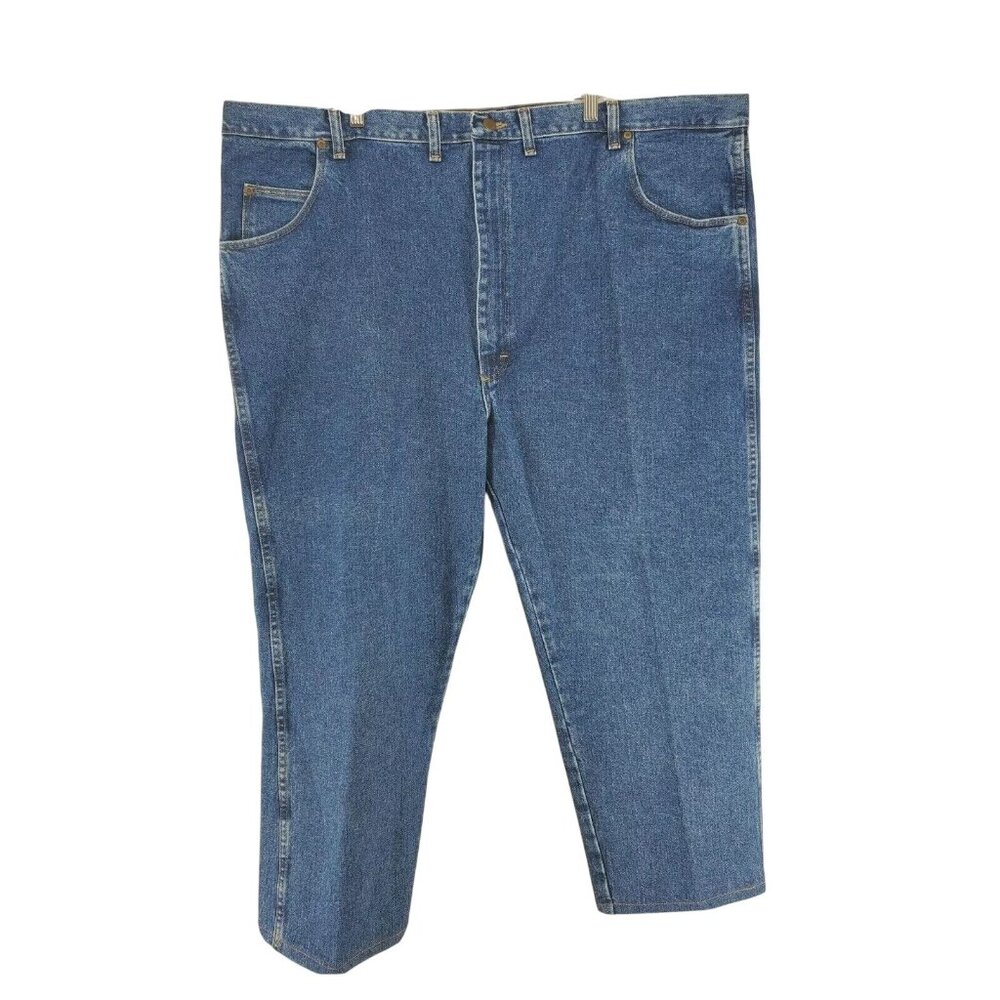 Wrangler Rugged Wear Jeans Men's Size 50X27 Hemmed - Picture 1 of 8
